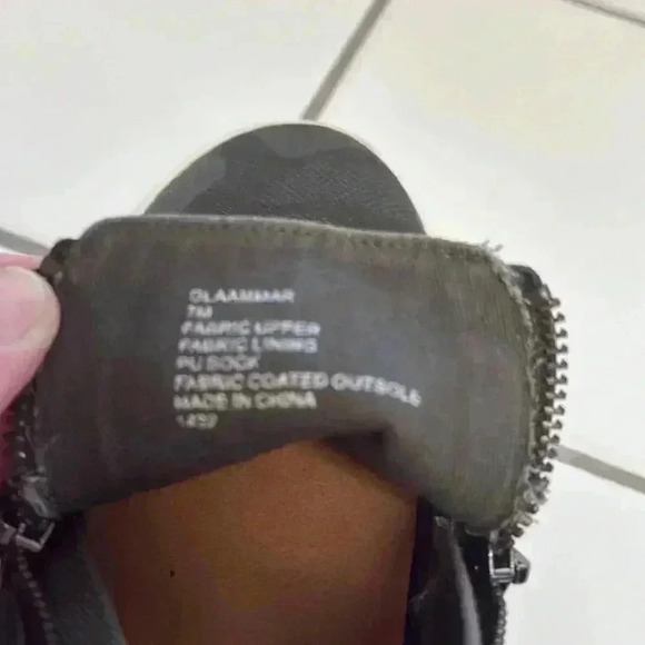 STEVE MADDEN Double Zip Camo Slip On Platform Sneaker Size 7 - Picture 7 of 8